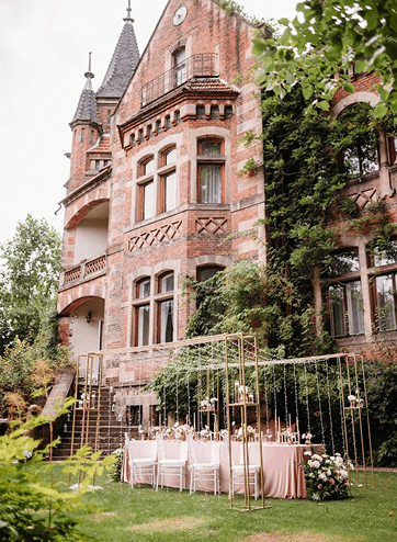 Dekoracja wesela w plenerze